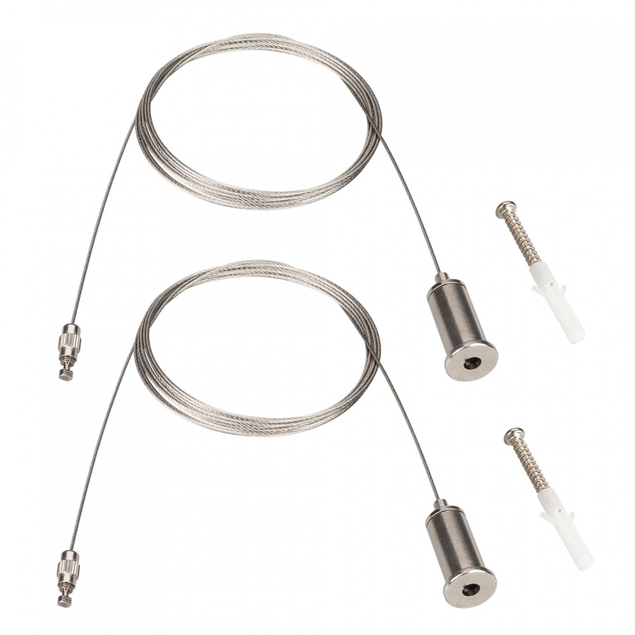 Подвес ARL-2x2m Set SILVER (Pad 3x2mm) (Arlight, Металл)