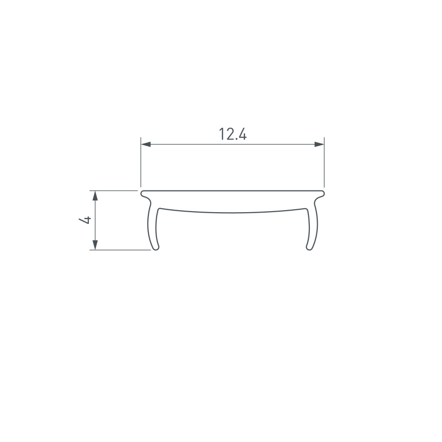 Экран MAT-L-10000 матовый для PDS, MIC (Arlight, Пластик)