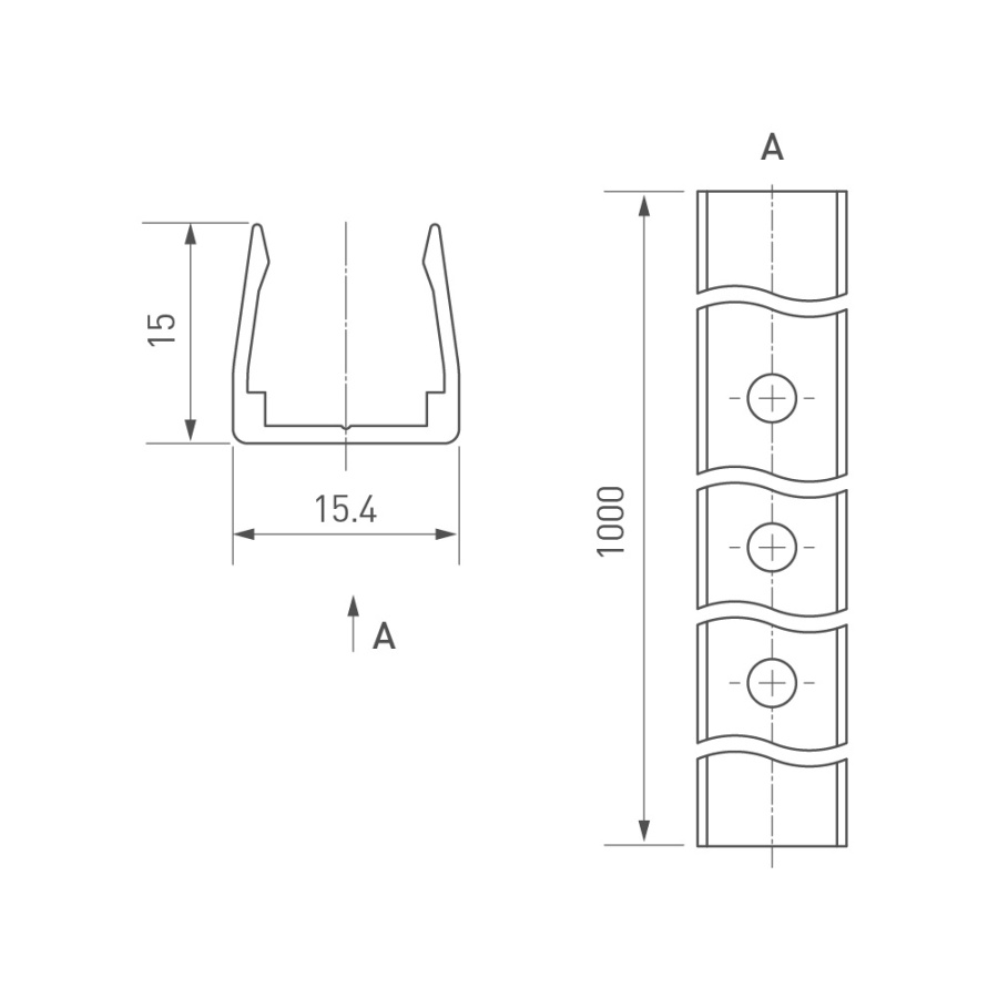 Профиль ARL-MOONLIGHT-1213-1000 CLEAR (Arlight, Пластик)