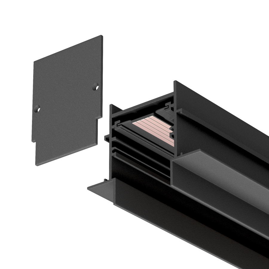 Трек встраиваемый MAG-TRACK-4560-FDW-3000 (BK, 5LN) (Arlight, IP20 Металл, 5 лет)