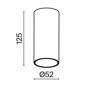 Потолочный светильник FOCUS LED 4000K 1x12Вт 50° Dim Triac C056CL-L12W4K-W-D-W