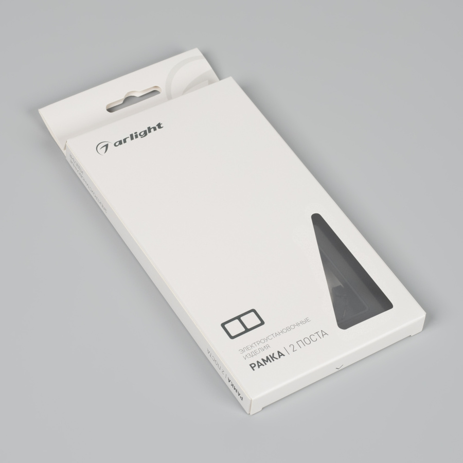 Рамка алюминиевая FRM-AKIRY-SFAL-2-BK (Arlight, -)