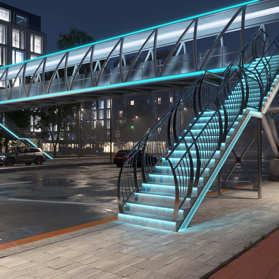 Лента герметичная MOONLIGHT-SIDE-GM192-12x17mm 24V RGBW-Day (14.4 W/m, IP67, 5m, wire x2) (Arlight, Вывод боковой, 3 года)