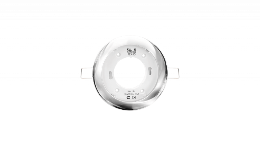 Светильник встраиваемый GX53, хром