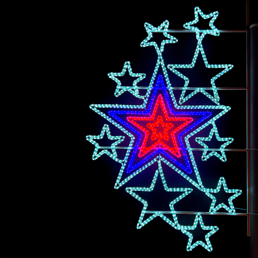 Светодиодная Консоль «Звездное Сияние» 120 х 210 см, 220В