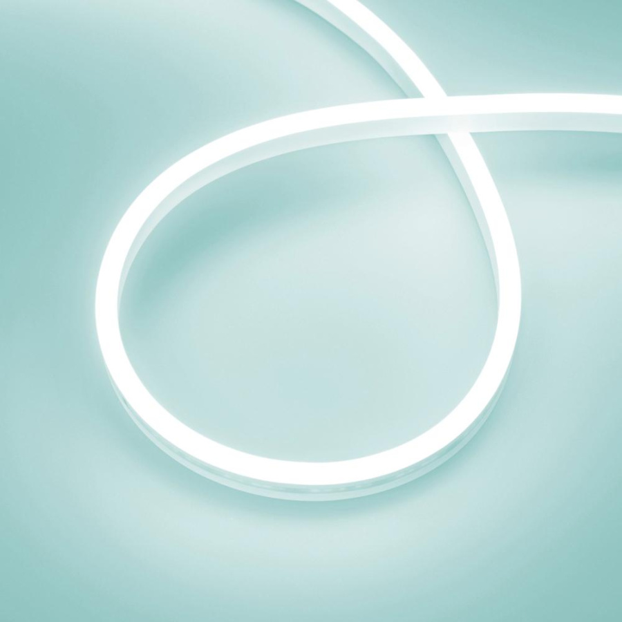Лента герметичная AURORA-PS-A120-12x6mm 24V Azure (10 W/m, IP65, 2835, 5m) (Arlight, Силикон, 2 года)