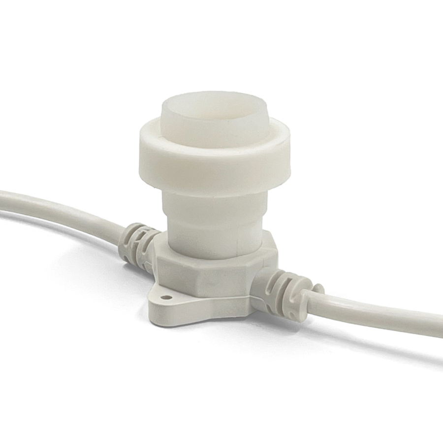 Белт-Лайт LTC 50м, Провод Белый Каучук, Шаг 40 см, 125  Патронов, IP65