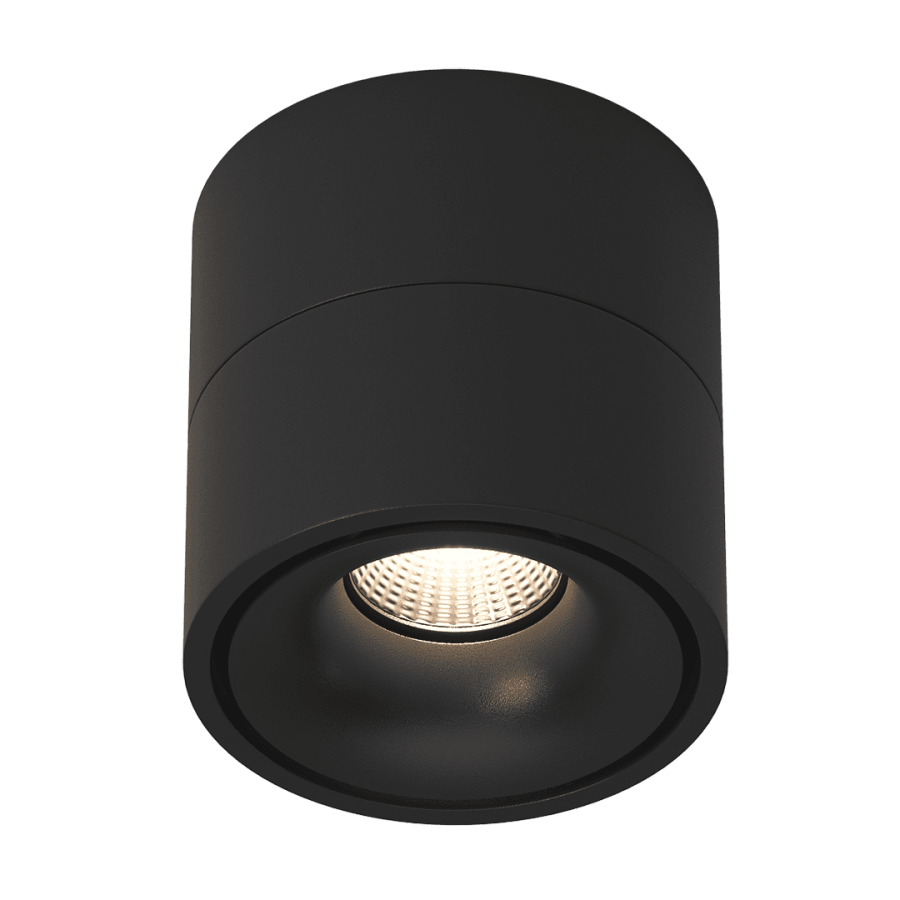 Светильник DesignLed MJ-1002, поворотный, черный, Теплый белый (3000К)