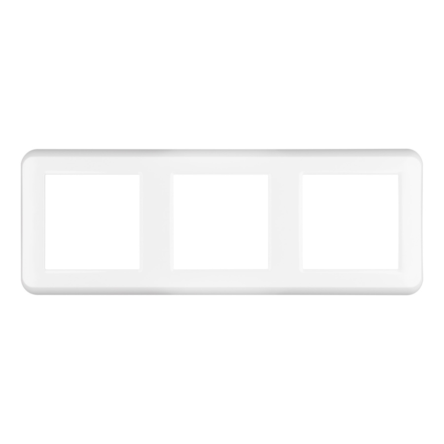 Рамка пластиковая FRM-VERSA-PL-3-WH (Arlight, -)