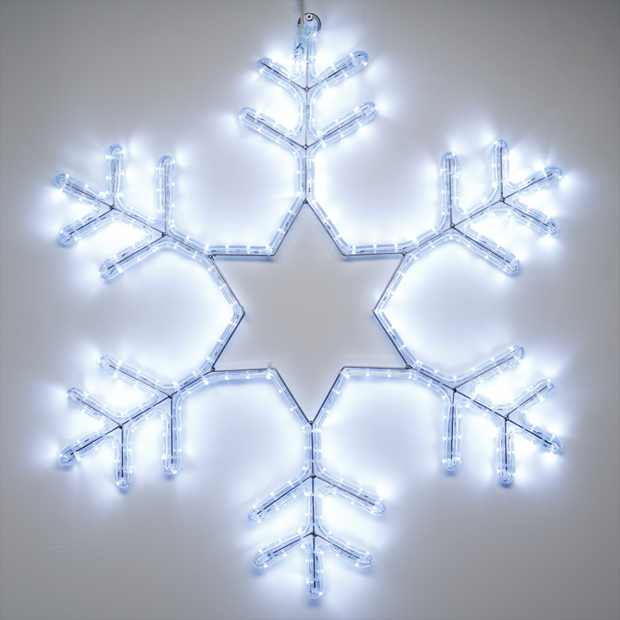 Фигура cветодиодная ARD-SNOWFLAKE-M4-750x750-324LED White (230V, 18W) (Ardecoled, IP65)
