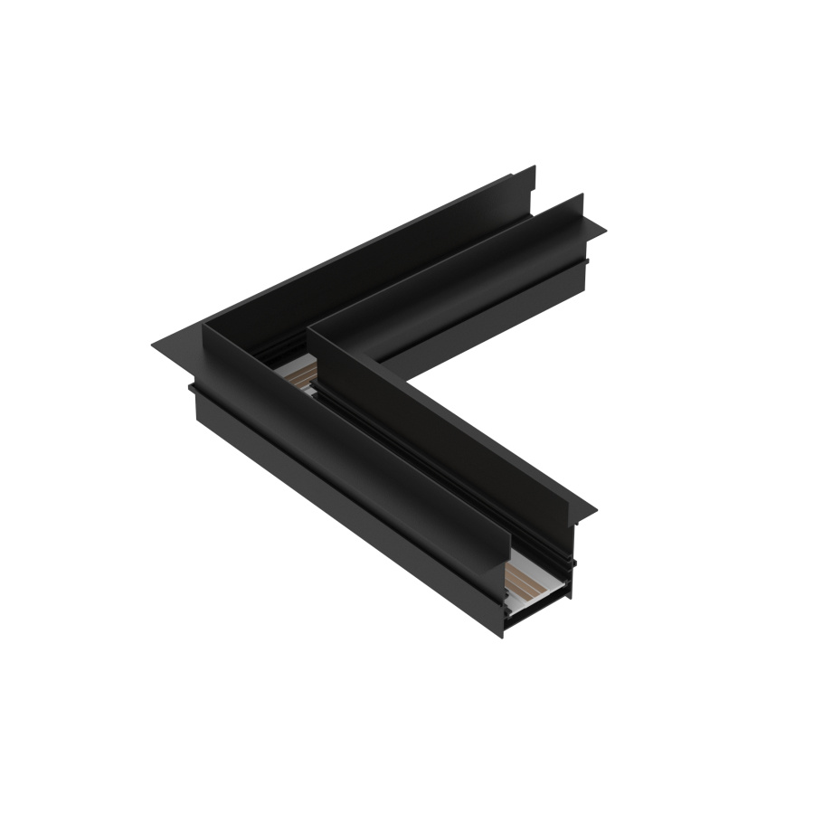 Коннектор угловой MAG-CON-4560-FDW-L90 (BK) (Arlight, IP20 Металл, 5 лет)