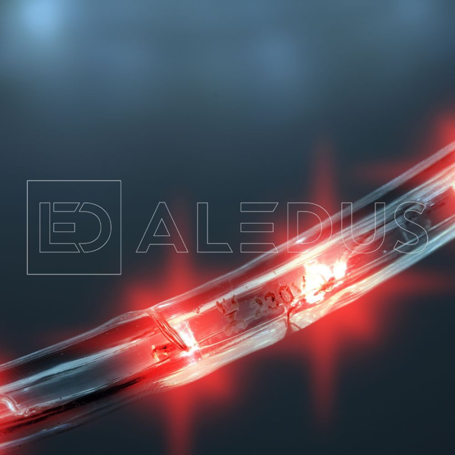 Дюралайт ALEDUS 13 мм, бухта 100 м, красный