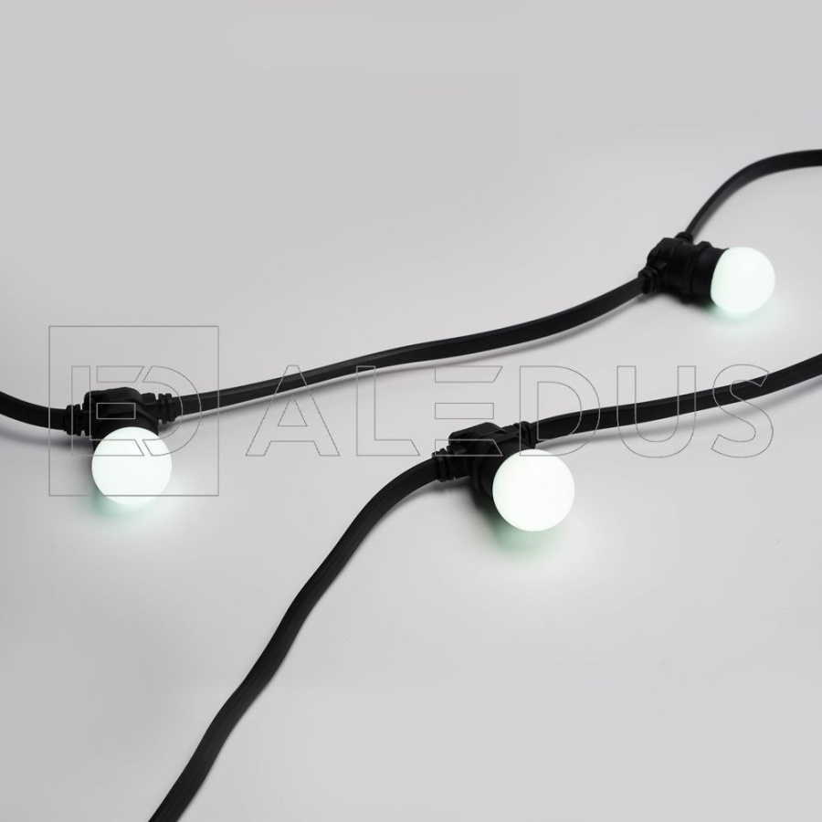 Светодиодная лампа ALEDUS для Белт лайта, E27, G45, белая