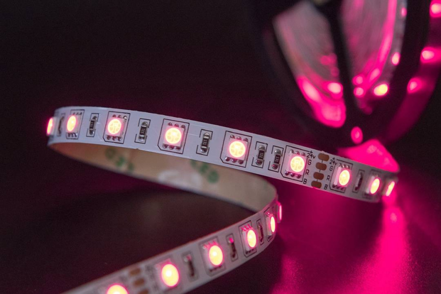 Лента светодиодная SWG SWG560, 14,4 Вт/м, 24В, IP20, RGB