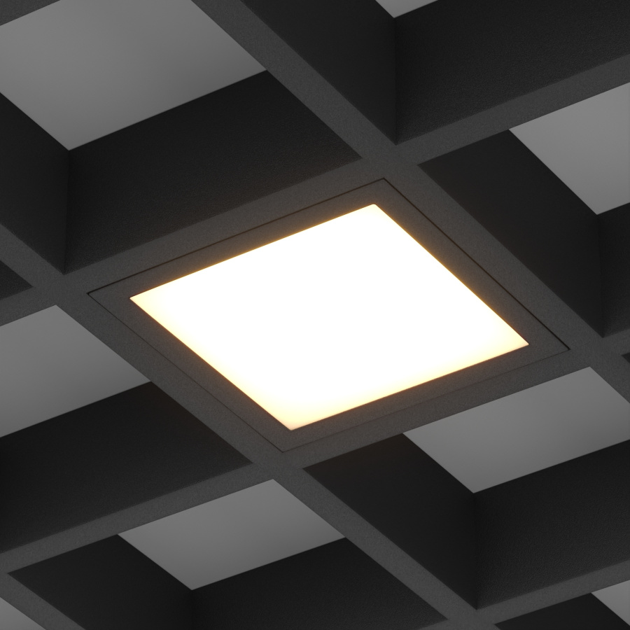 Светильник DL-GRIGLIATO-S90x90-12W Day4000 (BK, 90 deg, 230) (Arlight, IP40 Металл, 3 года)