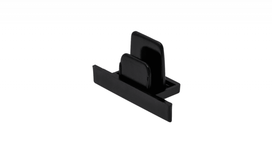 Заглушка для однофазного встраиваемого трека, черный