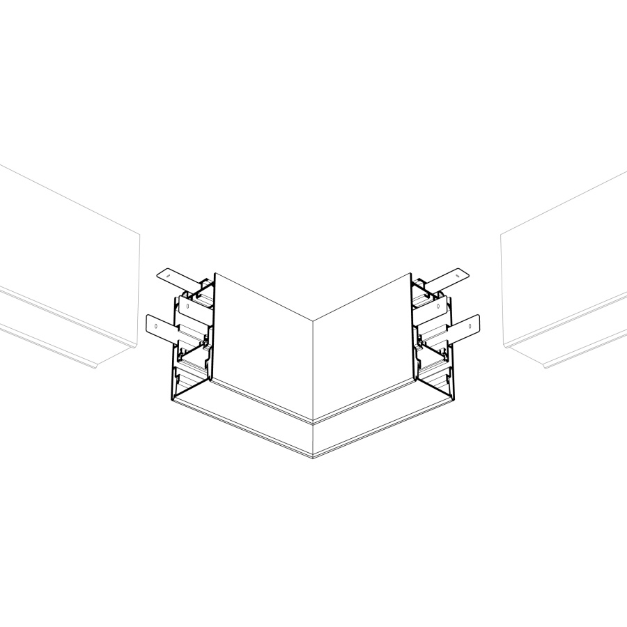 Угол S2-LINE-3360-L90 прямой (Arlight, Металл)