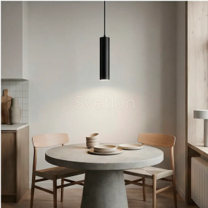 Светильник LED «Цилиндр», HB1530 15W 3CCT h=30см d=5,5см IP20 черный