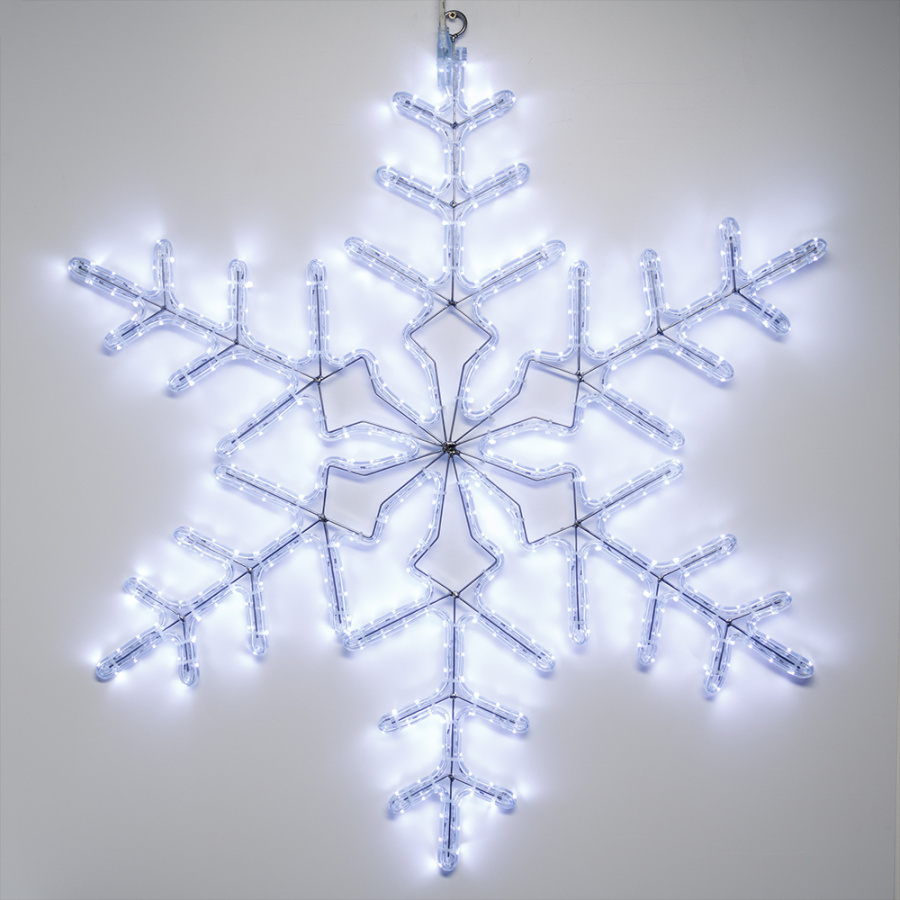 Фигура светодиодная ARD-SNOWFLAKE-M3-920x920-432LED White (230V, 27W) (Ardecoled, IP65)