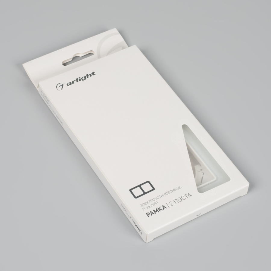 Рамка стеклянная FRM-OMALI-GS-2-WH (Arlight, -)