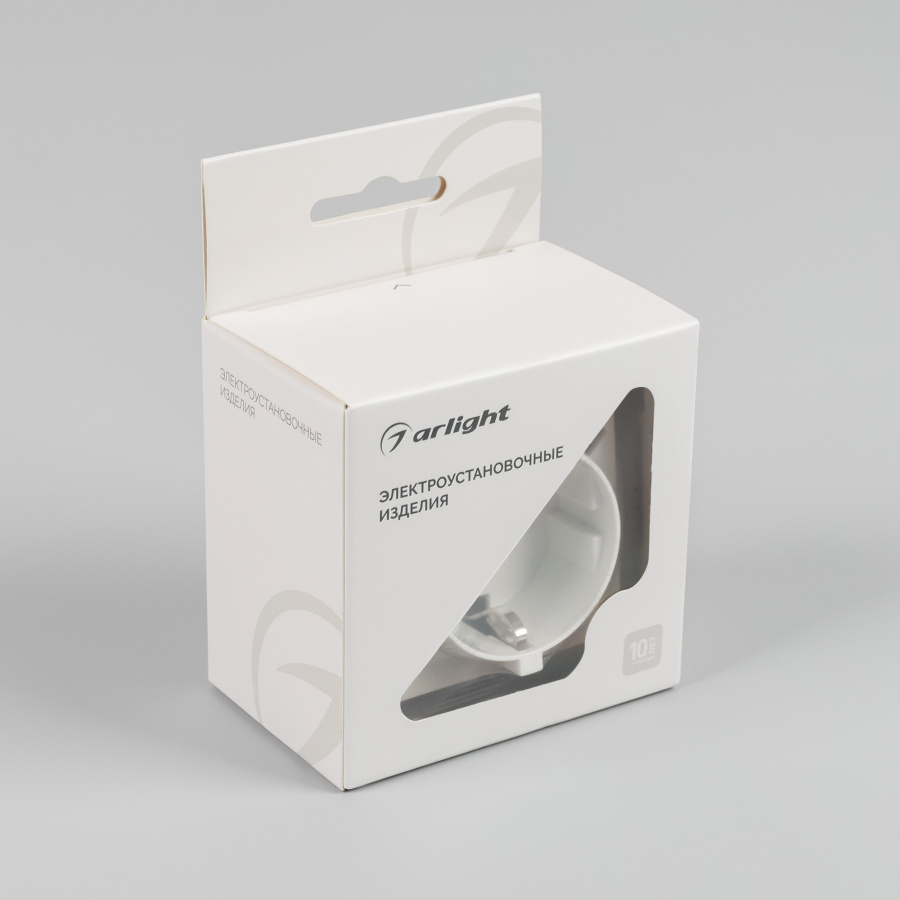 Механизм розетки с быстрой USB зарядкой SCT-MUAC-PL-WH-V (250V, 16A) (Arlight, -)