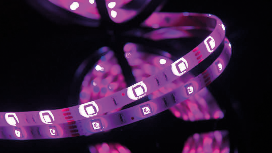 Лента светодиодная SWG SWG530, со скотчем 3М, 7,2 Вт/м, 12В, IP65, RGB