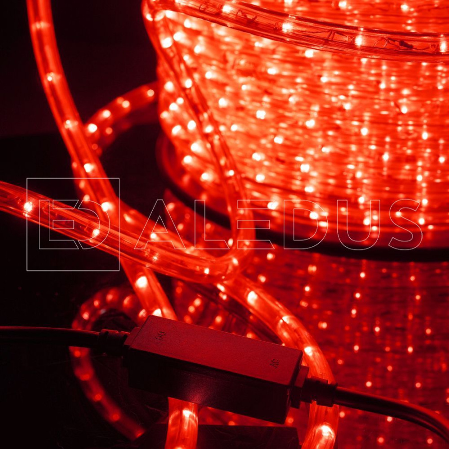 Дюралайт ALEDUS 13 мм, бухта 100 м, красный