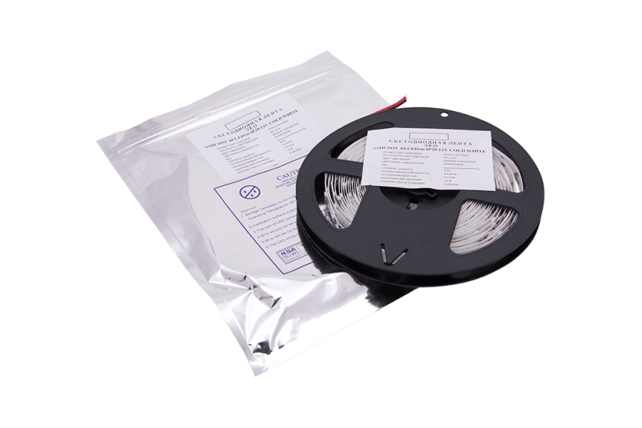 Лента светодиодная SWG SWG260, эконом, холодный белый