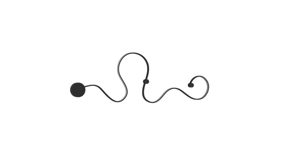 Светильник ANCH LINE A, черный