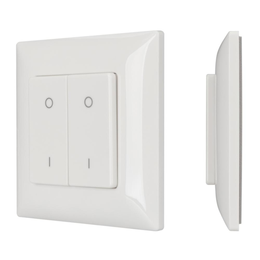 Панель SMART-P47-DIM-P-SUF (3V, 2 зоны, Knob, 2.4G) (Arlight, Пластик)