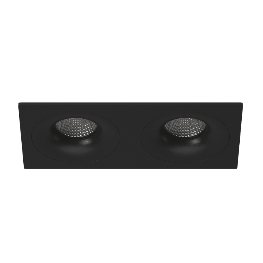 Рамка для светильника MJ, двойная, черный