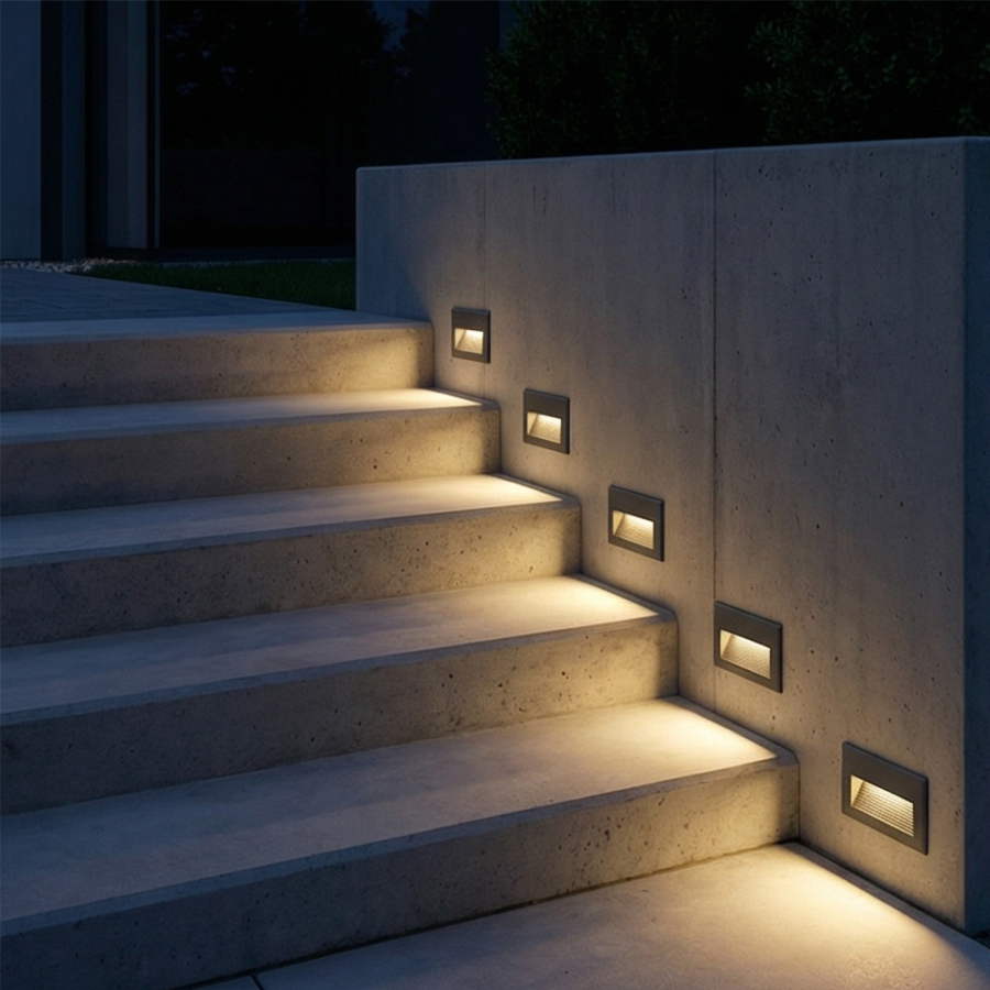 Светильник G2256 наcтенный  встраиваемый серый  220V 4W Led