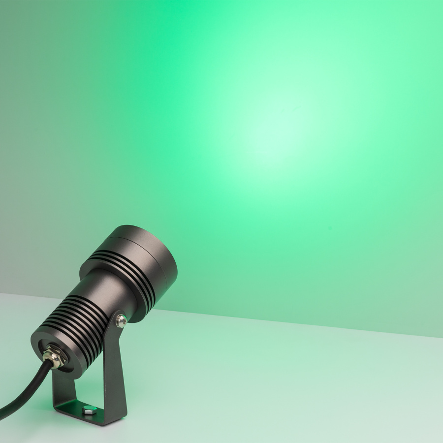 Светильник KT-RAY-COLOR-R61-12W RGB-Warm3000 (DG, 36 deg, 12V) (Arlight, IP67 Металл, 3 года)