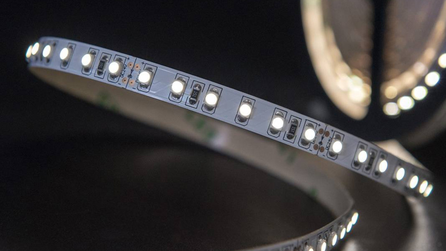 Лента светодиодная SWG SWG3120, со скотчем 3М, 9,6 Вт/м, 24В, IP66, теплый белый