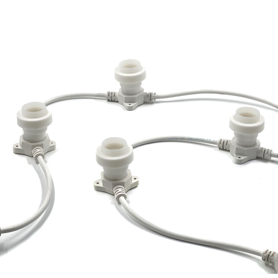 Белт-Лайт LTC 50м, Провод Белый Каучук, Шаг 20 см, 250 Патронов, IP65