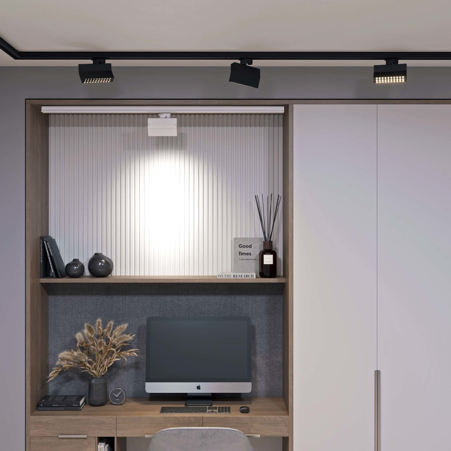 Светильник LGD-LOFT-TRACK-2TR-S170-10W Day4000 (BK, 24 deg, 230V) (Arlight, IP20 Металл, 3 года)