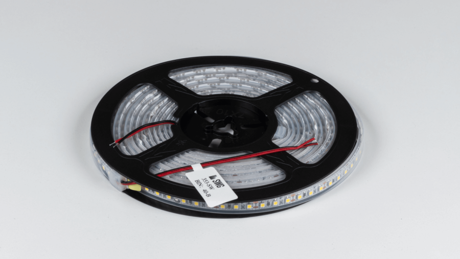 Лента светодиодная SWG SWG3120, со скотчем 3М, 9,6 Вт/м, 12В, IP66, нейтральный белый