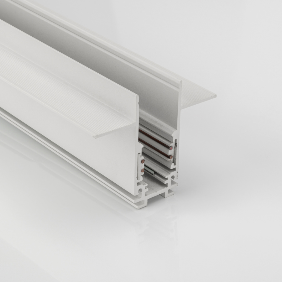 SY-LINK-20T1-2-WH, шинопровод встраиваемый глубокий под гипсокартон, 48В, белый, 2м