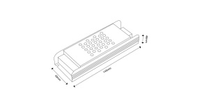 YA-60-24-TR, блок питания с TRIAC диммированием IP20, 60Вт, 24В