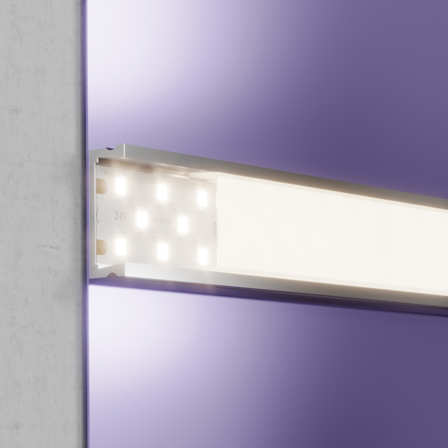 Светодиодная лента 24В 2835 27Вт/м 4000K 5м IP20 19мм