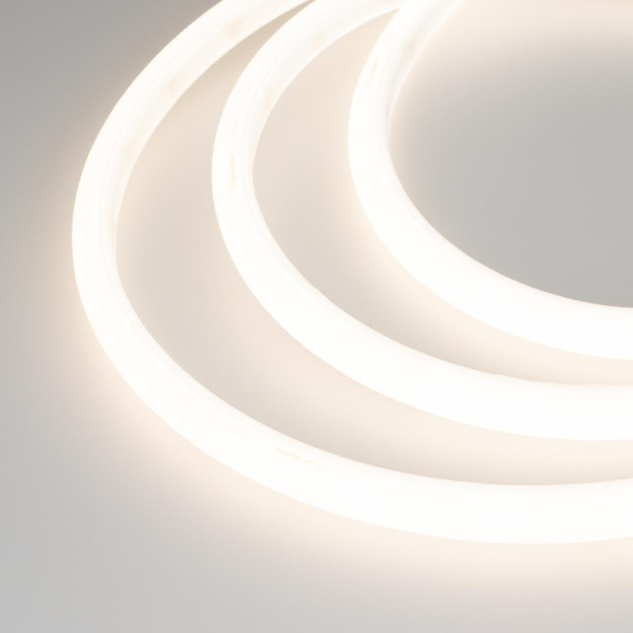 Лента герметичная MOONLIGHT-TOP-A140-16x15mm 24V Day5000 (9.6 W/m, IP65, 2835, 5m, wire x1) (Arlight, Вывод вниз, 3 года)