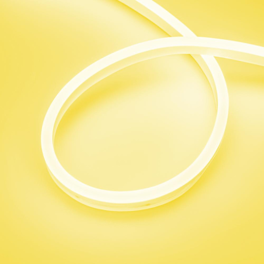 Лента герметичная AURORA-PS-A120-16x8mm 24V Yellow (10 W/m, IP65, 2835, 5m) (Arlight, Силикон, 2 года)