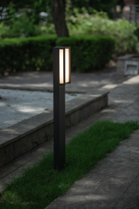 Светильник "Qubo" Bollard light  220V LED 17.3W 3000K G4157.  Цвет: темно серый