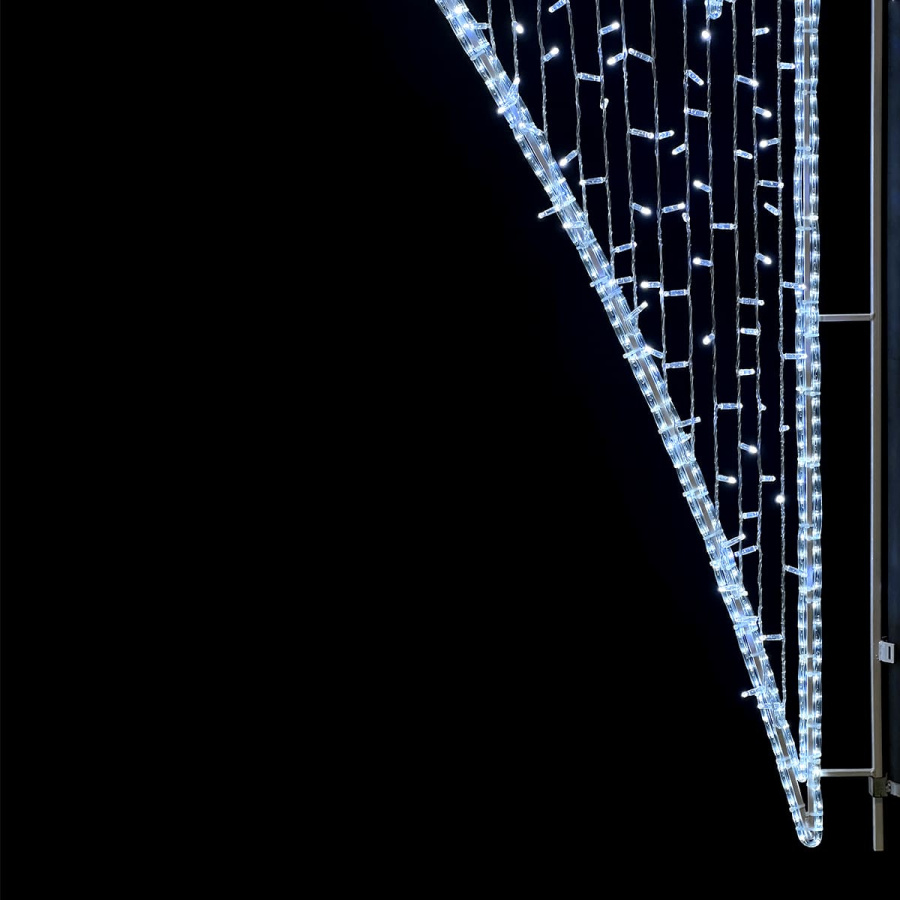 Светодиодная Консоль «Факел», 75 x 200 см, Белая, 220В