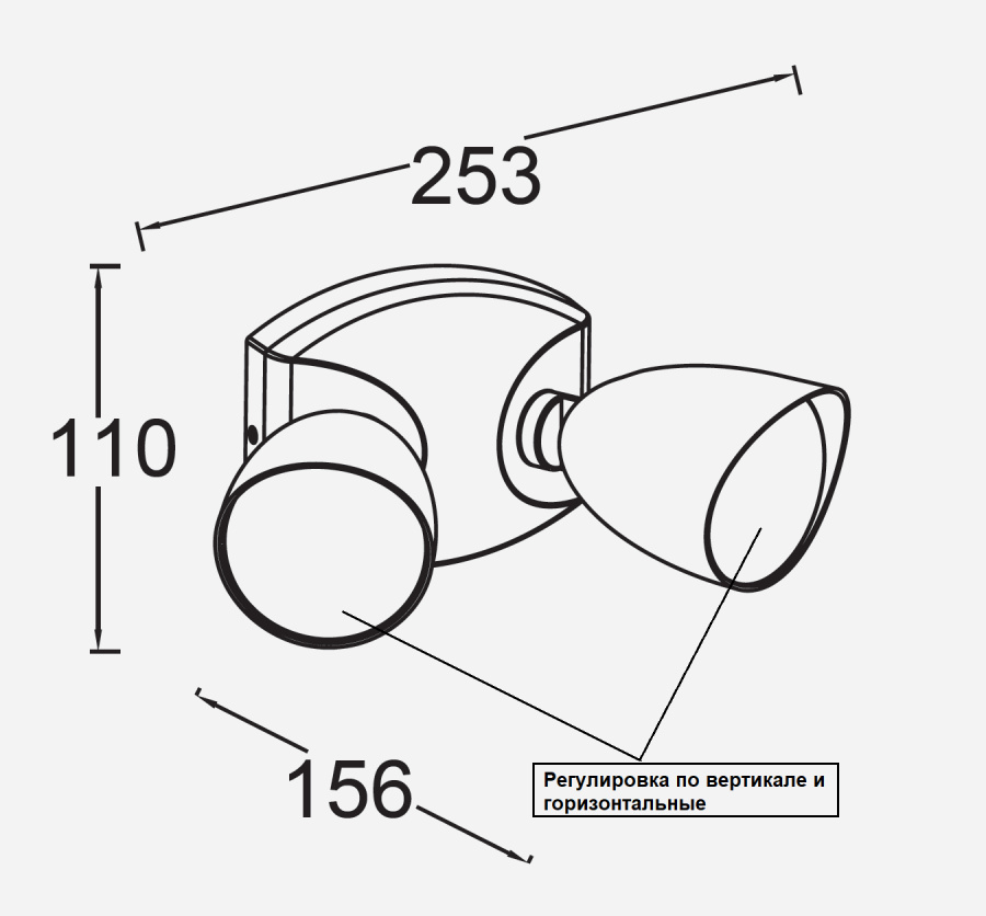 Прожектор W6222 Bl