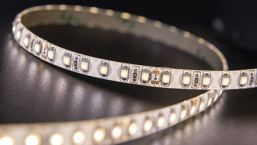 Лента светодиодная SWG SWG3120, со скотчем 3М, 9,6 Вт/м, 24В, IP65, теплый белый