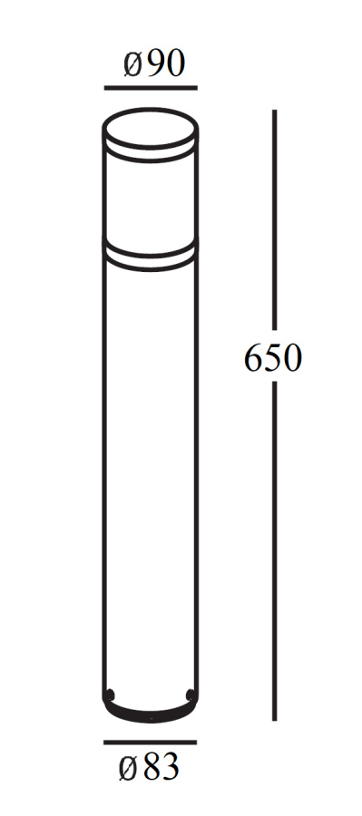 Наземный светильник 78008-650 Bl