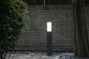 Светильник "Qubo" Bollard light  220V LED 17.3W 3000K G4157.  Цвет: темно серый