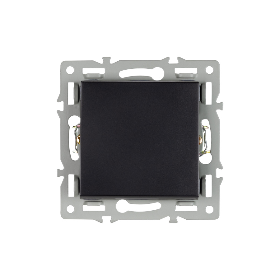 Механизм выключателя одноклавишный непроходной SWT-MK01-PL-BK (250V, 16A) (Arlight, -)