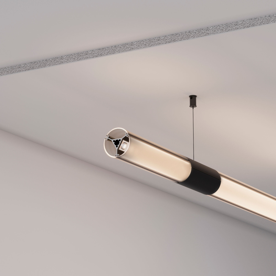 Экран ROUND-D36-360-2500 OPAL (Arlight, Пластик)